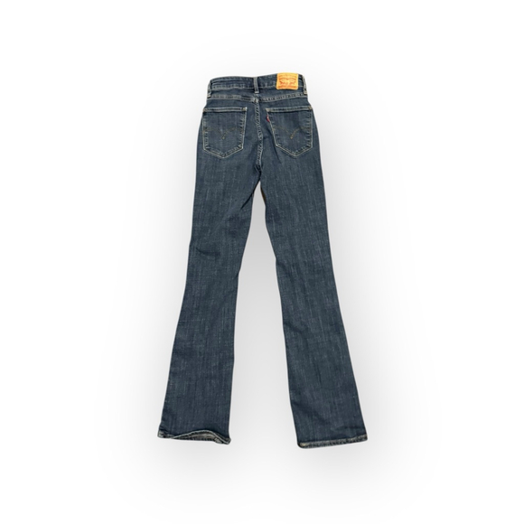 Levi's Women’s 725 High Rise Bootcut Jeans Size 25 Dark Wash Denim Western - Picture 6 of 9